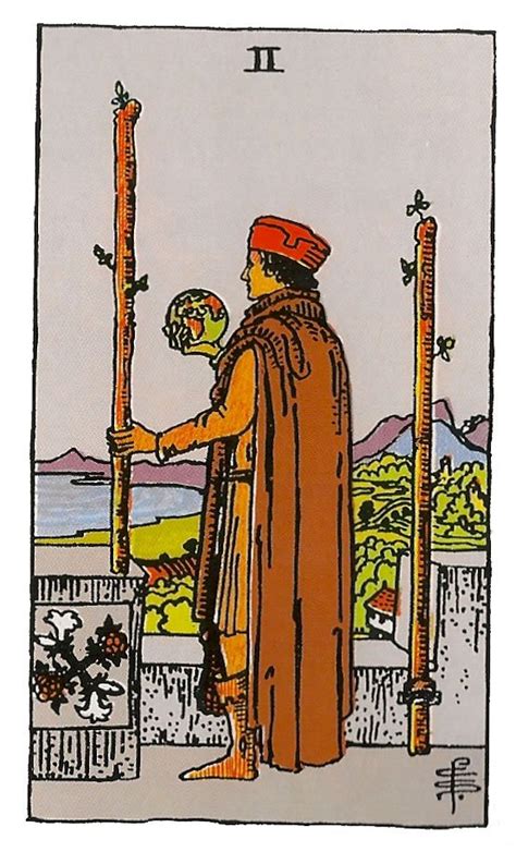 Dos de Bastos en el Tarot Significado y Combinaciones